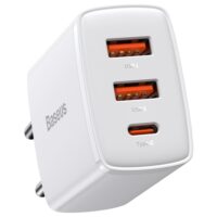 شارژر Baseus Compact Quick Charger 2U+C EU CCXJ-E01 30W